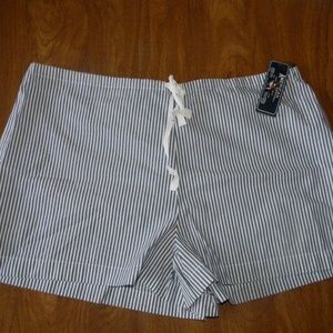 American Living Large Blue Boxer Lounge Shorts NWT